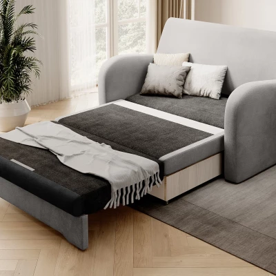 LIORAIA Zweisitzer-Schlafsofa - grau/graphit