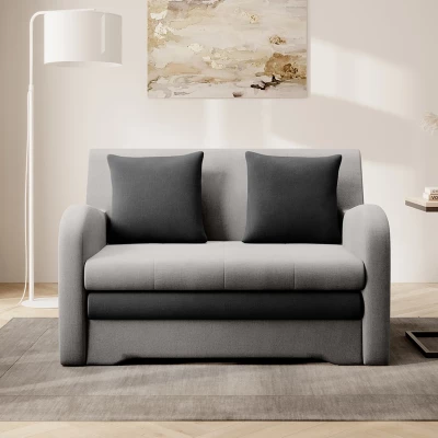 LIORAIA Zweisitzer-Schlafsofa - grau/graphit