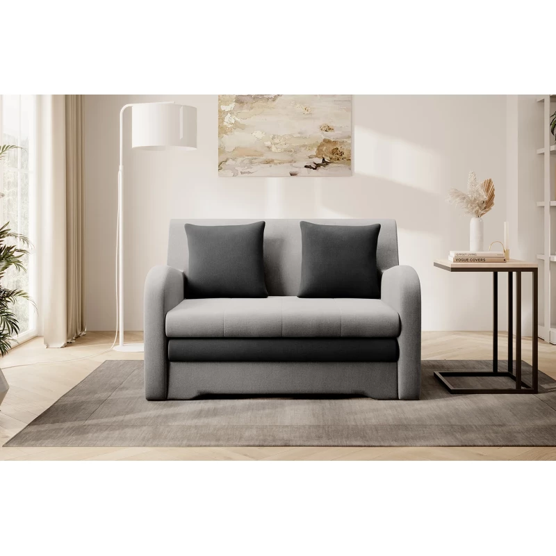 LIORAIA Zweisitzer-Schlafsofa - grau/graphit