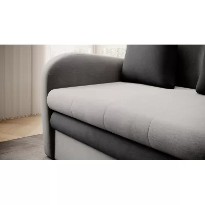 LIORAIA Zweisitzer-Schlafsofa - grau/graphit