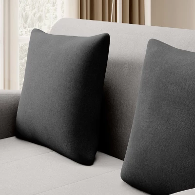 LIORAIA Zweisitzer-Schlafsofa - grau/graphit