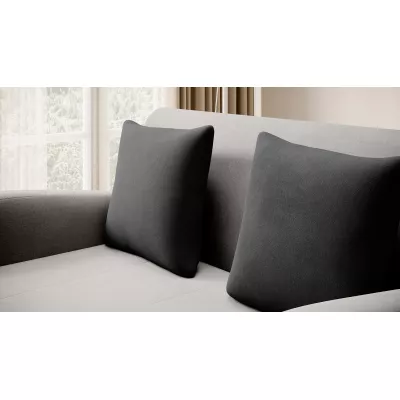 LIORAIA Zweisitzer-Schlafsofa - grau/graphit