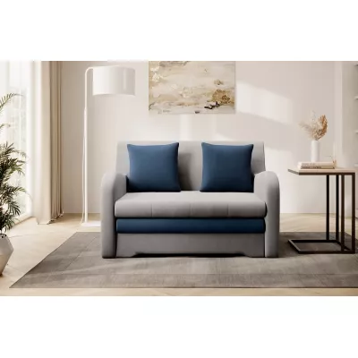 LIORAIA Zweisitzer-Schlafsofa - grau/dunkelblau