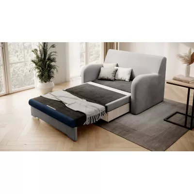 LIORAIA Zweisitzer-Schlafsofa - grau/dunkelblau