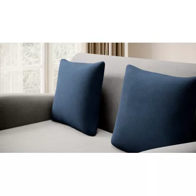 LIORAIA Zweisitzer-Schlafsofa - grau/dunkelblau