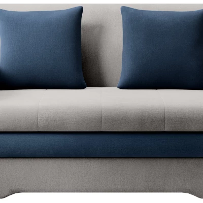 LIORAIA Zweisitzer-Schlafsofa - grau/dunkelblau