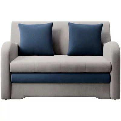LIORAIA Zweisitzer-Schlafsofa - grau/dunkelblau