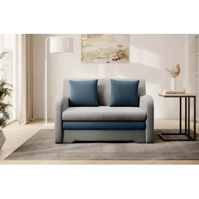 LIORAIA Zweisitzer-Schlafsofa - grau/blau
