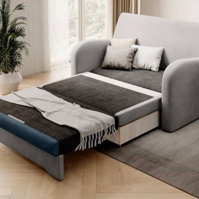 LIORAIA Zweisitzer-Schlafsofa - grau/blau