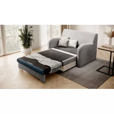 LIORAIA Zweisitzer-Schlafsofa - grau/blau