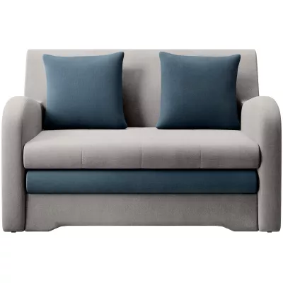 LIORAIA Zweisitzer-Schlafsofa - grau/blau