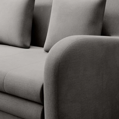 LIORAIA Zweisitzer-Schlafsofa – Dunkelgrau