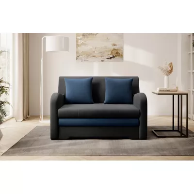 LIORAIA Zweisitzer-Schlafsofa – Graphit/Dunkelblau