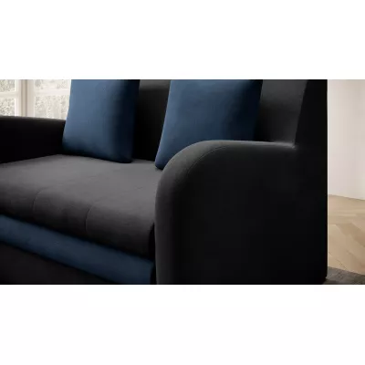 LIORAIA Zweisitzer-Schlafsofa – Graphit/Dunkelblau