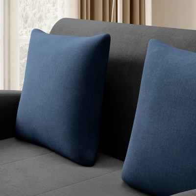 LIORAIA Zweisitzer-Schlafsofa – Graphit/Dunkelblau