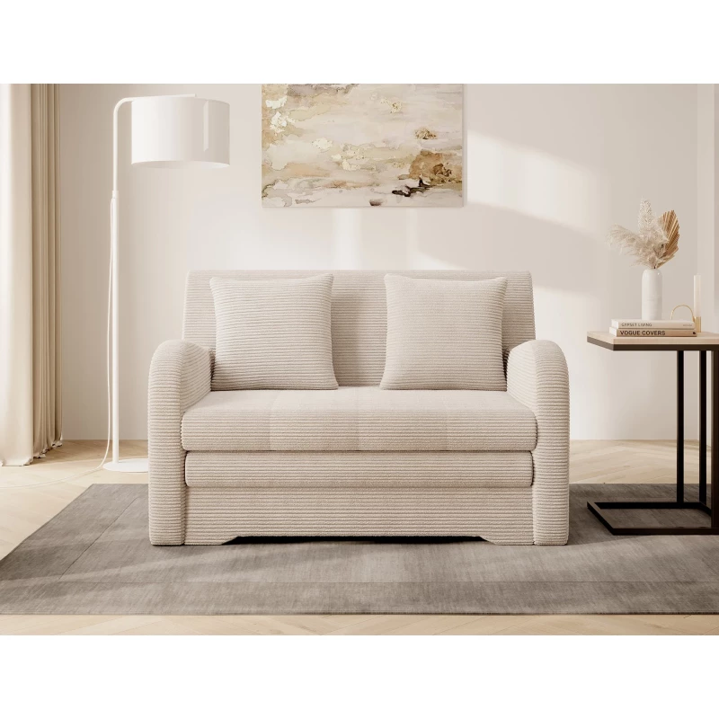 LIORAIA Zweisitzer-Schlafsofa – hellbeige