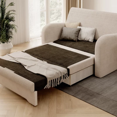 LIORAIA Zweisitzer-Schlafsofa – hellbeige