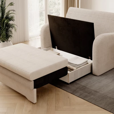 LIORAIA Zweisitzer-Schlafsofa – hellbeige
