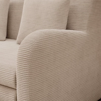 LIORAIA Zweisitzer-Schlafsofa – hellbeige