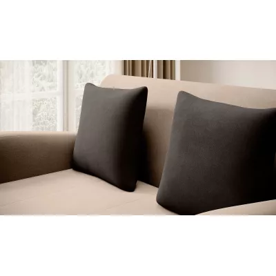 LIORAIA Zweisitzer-Schlafsofa – beige/dunkelbraun
