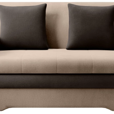 LIORAIA Zweisitzer-Schlafsofa – beige/dunkelbraun