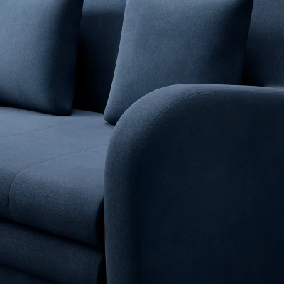 LIORAIA Zweisitzer-Schlafsofa - Dunkelblau
