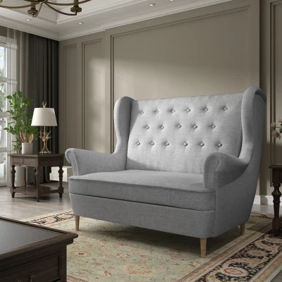 Zweisitzer-Sofa BRYN - grau