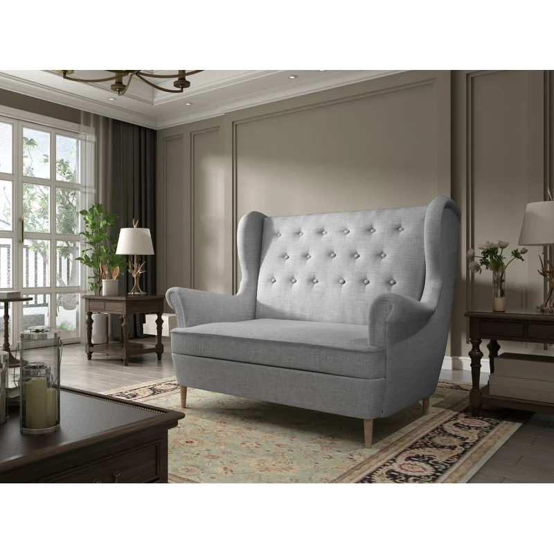 Zweisitzer-Sofa BRYN - grau