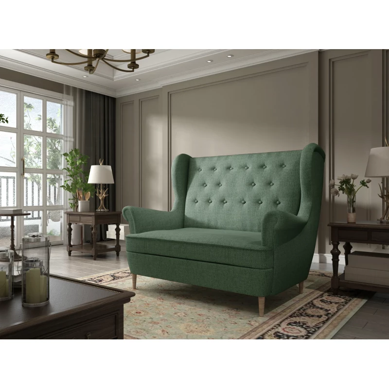 Zweisitzer-Sofa BRYN - grün