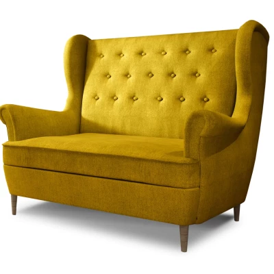 Zweisitzer-Sofa BRYN - gelb