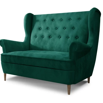 Zweisitzer-Sofa BRYN – Flaschengrün