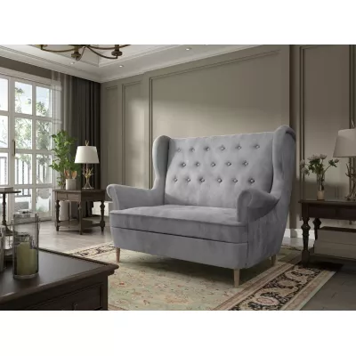Zweisitzer-Sofa BRYN – hellgrau