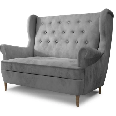 Zweisitzer-Sofa BRYN – hellgrau