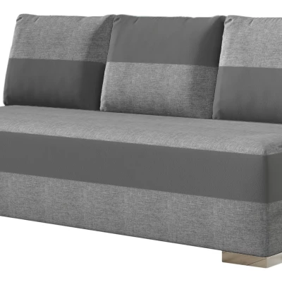 NYMERIA Dreisitzer-Schlafsofa - grau / dunkelgrau