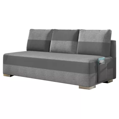 NYMERIA Dreisitzer-Schlafsofa - grau / dunkelgrau