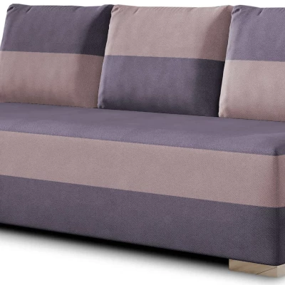 NYMERIA Dreisitzer-Schlafsofa – lila/rosa