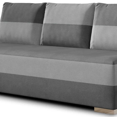 NYMERIA Dreisitzer-Schlafsofa – grau/hellgrau