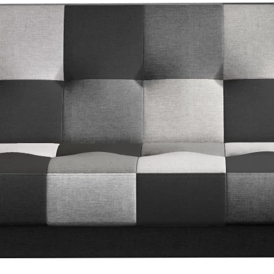 Schlafsofa mit Stauraum MAEVIRA – schwarz / dunkelgrau / grau