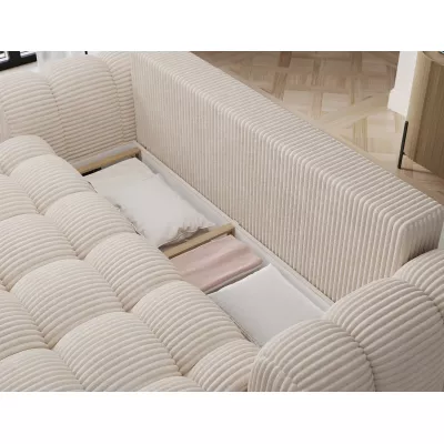 Designer-Wohnzimmersofa ISEN - Hellbeige