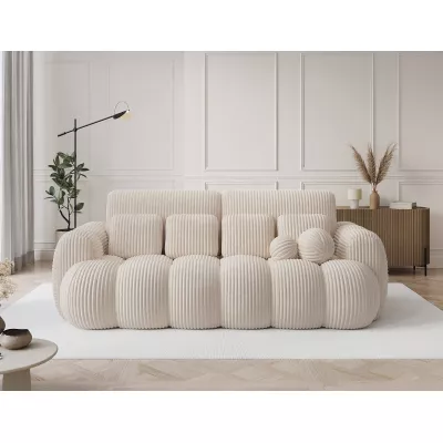 Designer-Wohnzimmersofa ISEN - Hellbeige