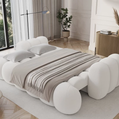 Designer-Wohnzimmersofa ISEN – weiß