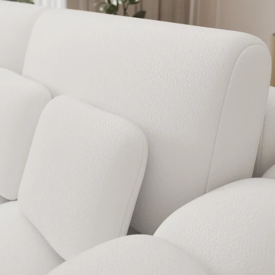 Designer-Wohnzimmersofa ISEN – weiß