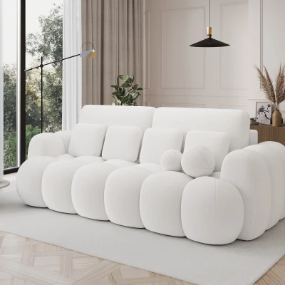 Designer-Wohnzimmersofa ISEN – weiß