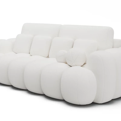 Designer-Wohnzimmersofa ISEN – weiß