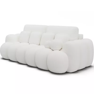 Designer-Wohnzimmersofa ISEN – weiß