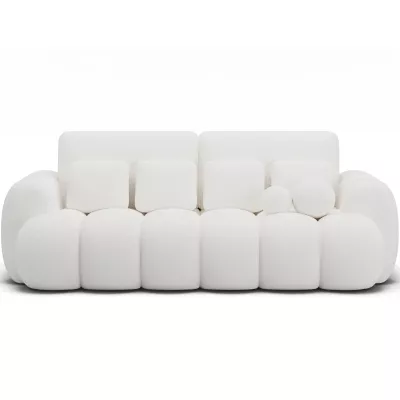 Designer-Wohnzimmersofa ISEN – weiß