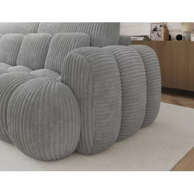 Designer-Wohnzimmersofa ISEN – hellgrau