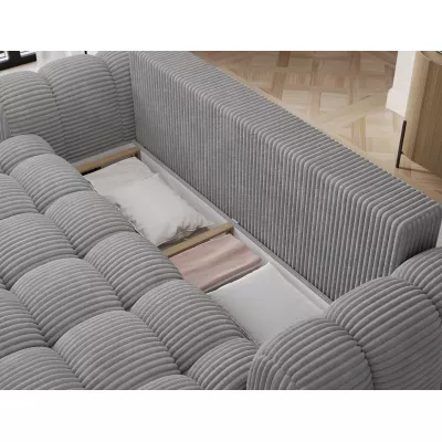 Designer-Wohnzimmersofa ISEN – hellgrau