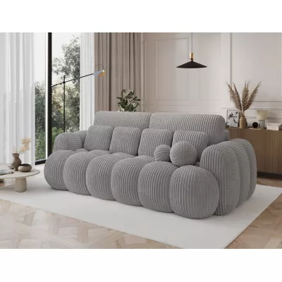 Designer-Wohnzimmersofa ISEN – hellgrau