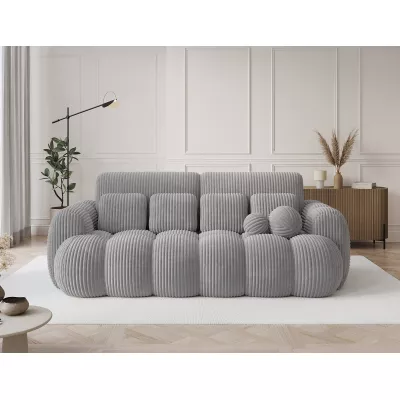 Designer-Wohnzimmersofa ISEN – hellgrau